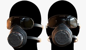 3D gas mask model