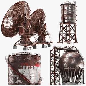 Detailed Apocalyptic Buildings