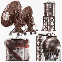 Detailed Apocalyptic Buildings