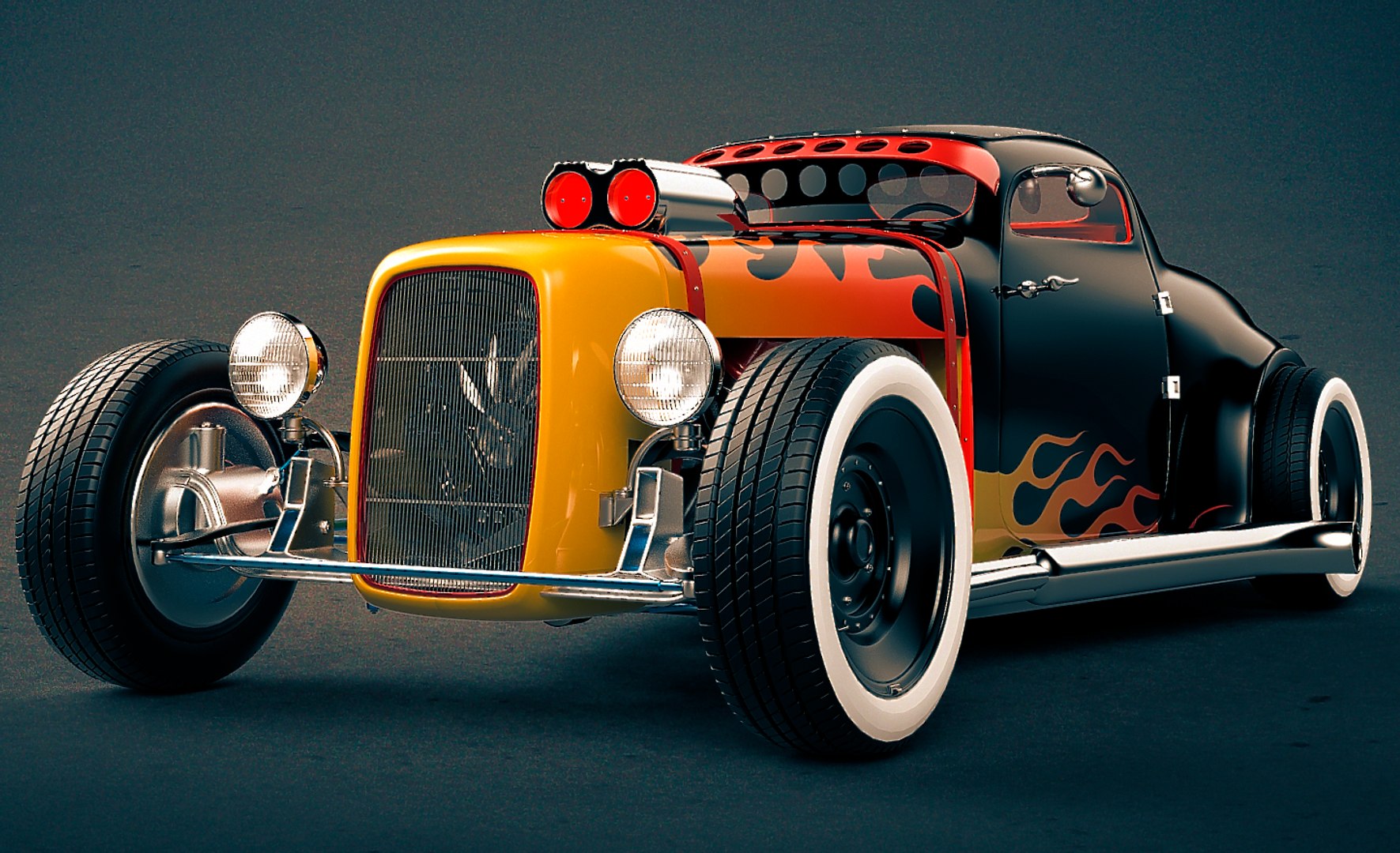 3D Model Hot Rod Lucky - TurboSquid 1495714