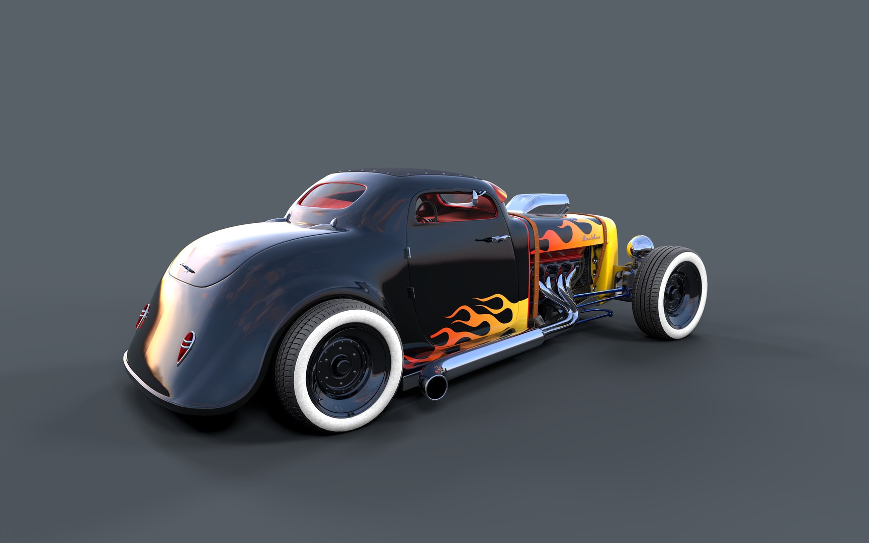 3D Model Hot Rod Lucky - TurboSquid 1495714