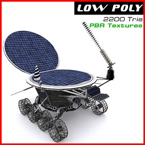 lunokhod ready games 3d model