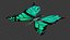 Low / High-poly Butterfly