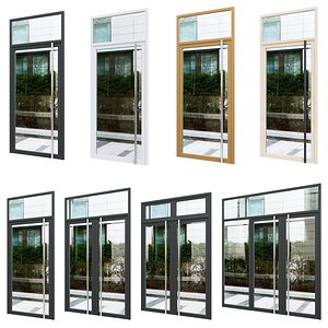 Exterior doors optimized v04 3D model