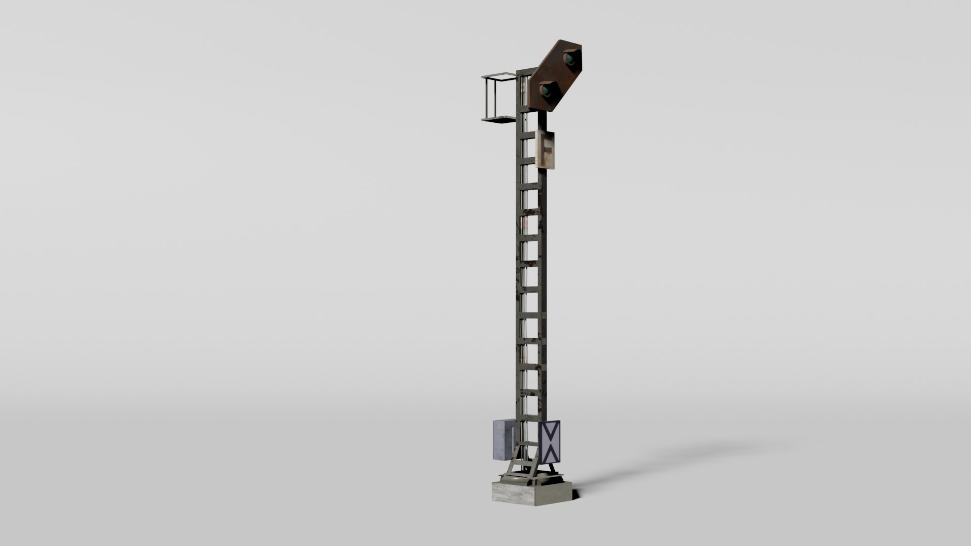 Distant signal 3D model - TurboSquid 2054808