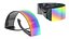 futuristic rainbow shield sunglasses 3D model