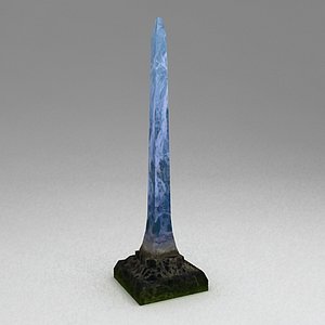 obelisk stone pillar 3d model