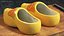 Dutch Wooden Clogs Yellow