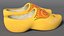 Dutch Wooden Clogs Yellow