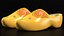 Dutch Wooden Clogs Yellow