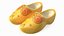 Dutch Wooden Clogs Yellow