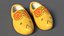 Dutch Wooden Clogs Yellow
