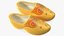 Dutch Wooden Clogs Yellow