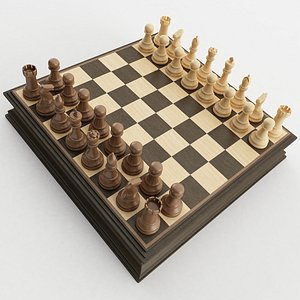 chess set 3D model