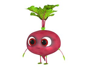 beet character rigged 3D model