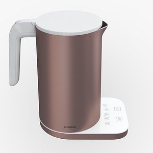 3D model Electric Tea Kettle Copper PBR 8K