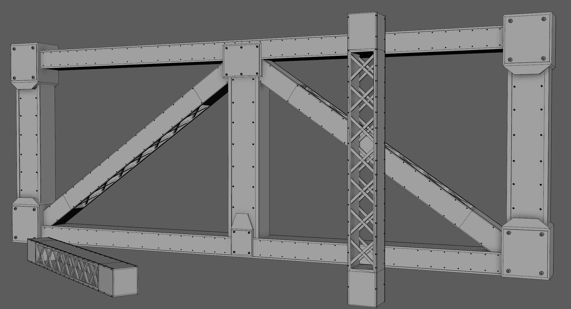 Beam Construction Model - TurboSquid 1294126
