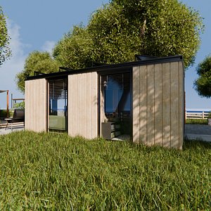 2026 Modern Modular House 15 for Blender Eevee and Cycles