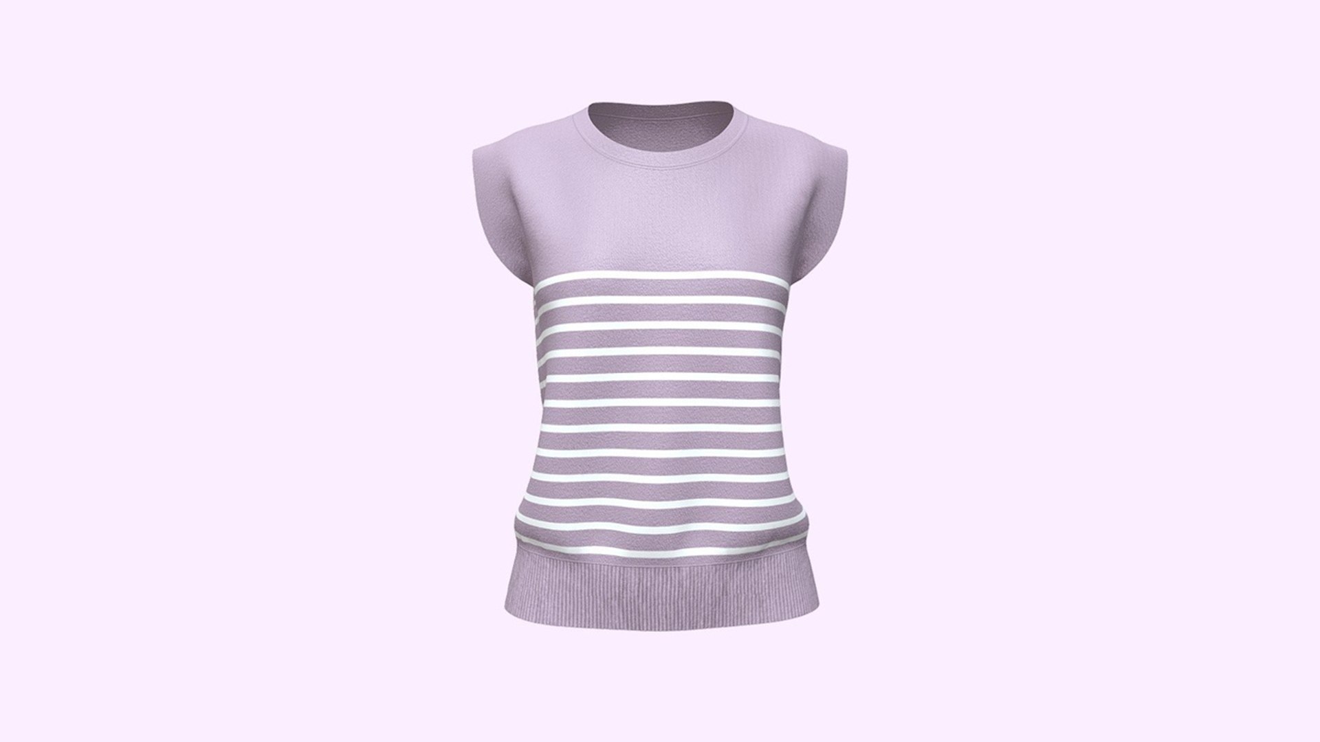 Girls Sleeveless Top In Low Poly Model - TurboSquid 2367878
