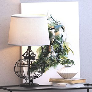 decorative set console table 3D model