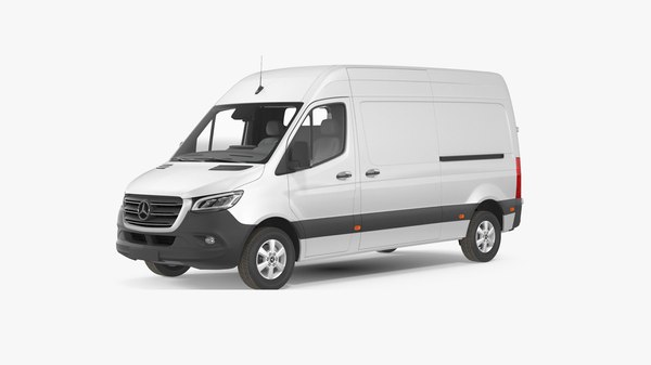 modèle 3D de Le fourgon Mercedes Sprinter 2019 équipé pour Cinema