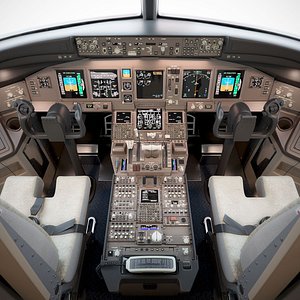 Boeing 777 Cockpit