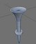 3d golf tee model
