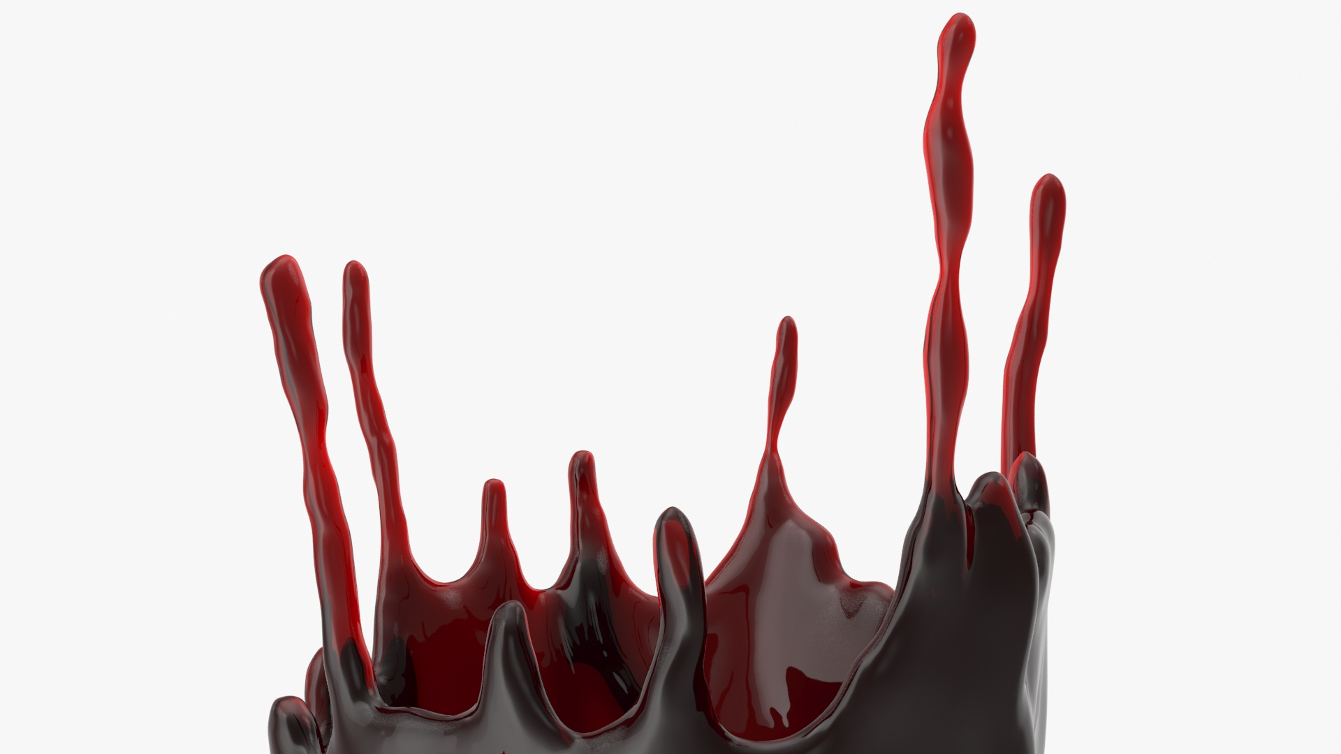Blood Splash Crown model TurboSquid 1874237