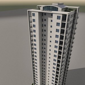 modern building 3d max