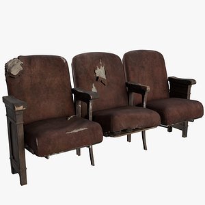 3D Theatre chairs model