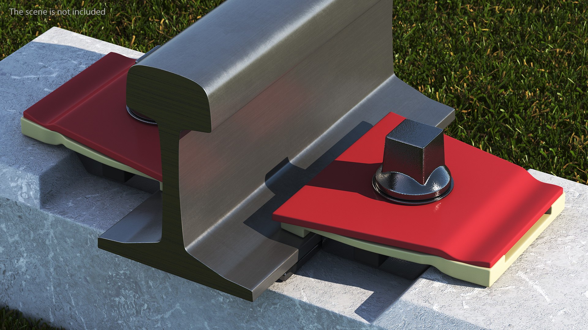 3D Nabla Clip Rail Fastening System TurboSquid 1845810