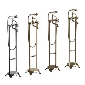 Classic tall mixer for freestanding bath model