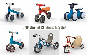 childrens bicycles 3D