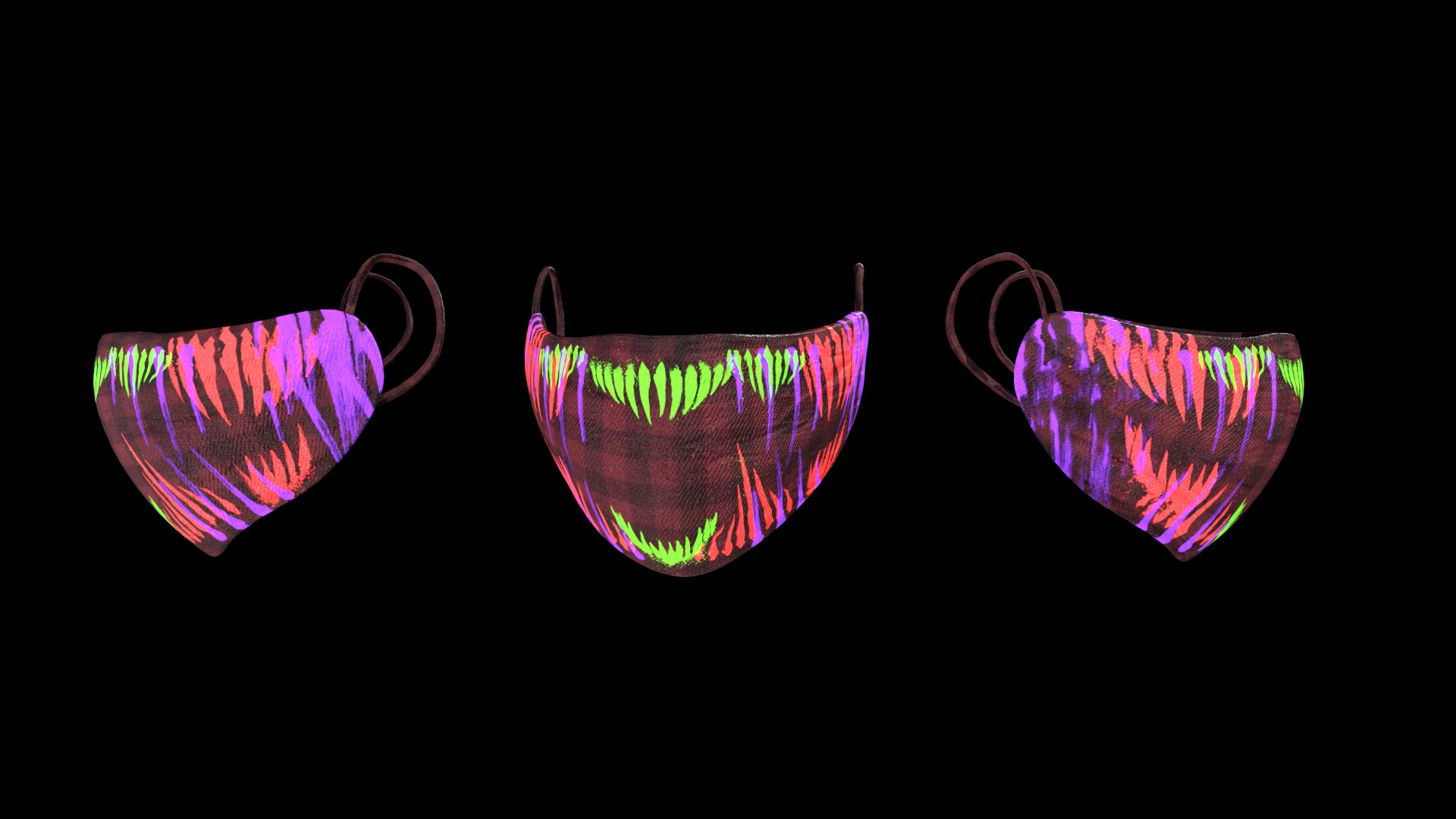 Neon Mask 3D - TurboSquid 2391019