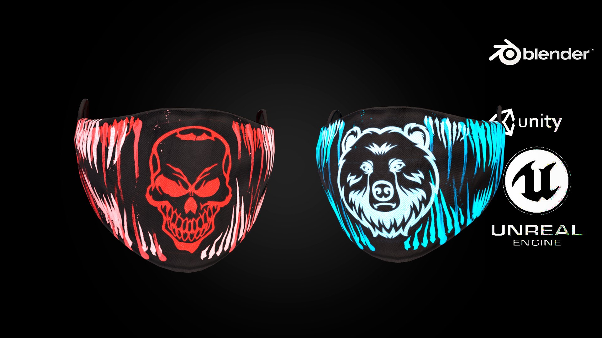 Neon Mask 3D - TurboSquid 2391019