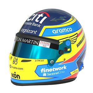 F1 ルイス ハミルトン ヘルメット 20233Dモデル - TurboSquid