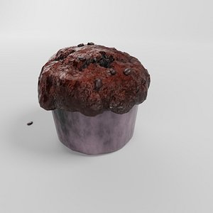 Chocolate Muffin Free 3D model
