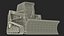 Tracked Skid Steer Bobcat With Dozer Blade Rigged model