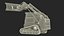 Tracked Skid Steer Bobcat With Dozer Blade Rigged model