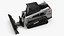 Tracked Skid Steer Bobcat With Dozer Blade Rigged model