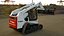 Tracked Skid Steer Bobcat With Dozer Blade Rigged model