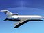 Boeing 727-100 Bare Metal