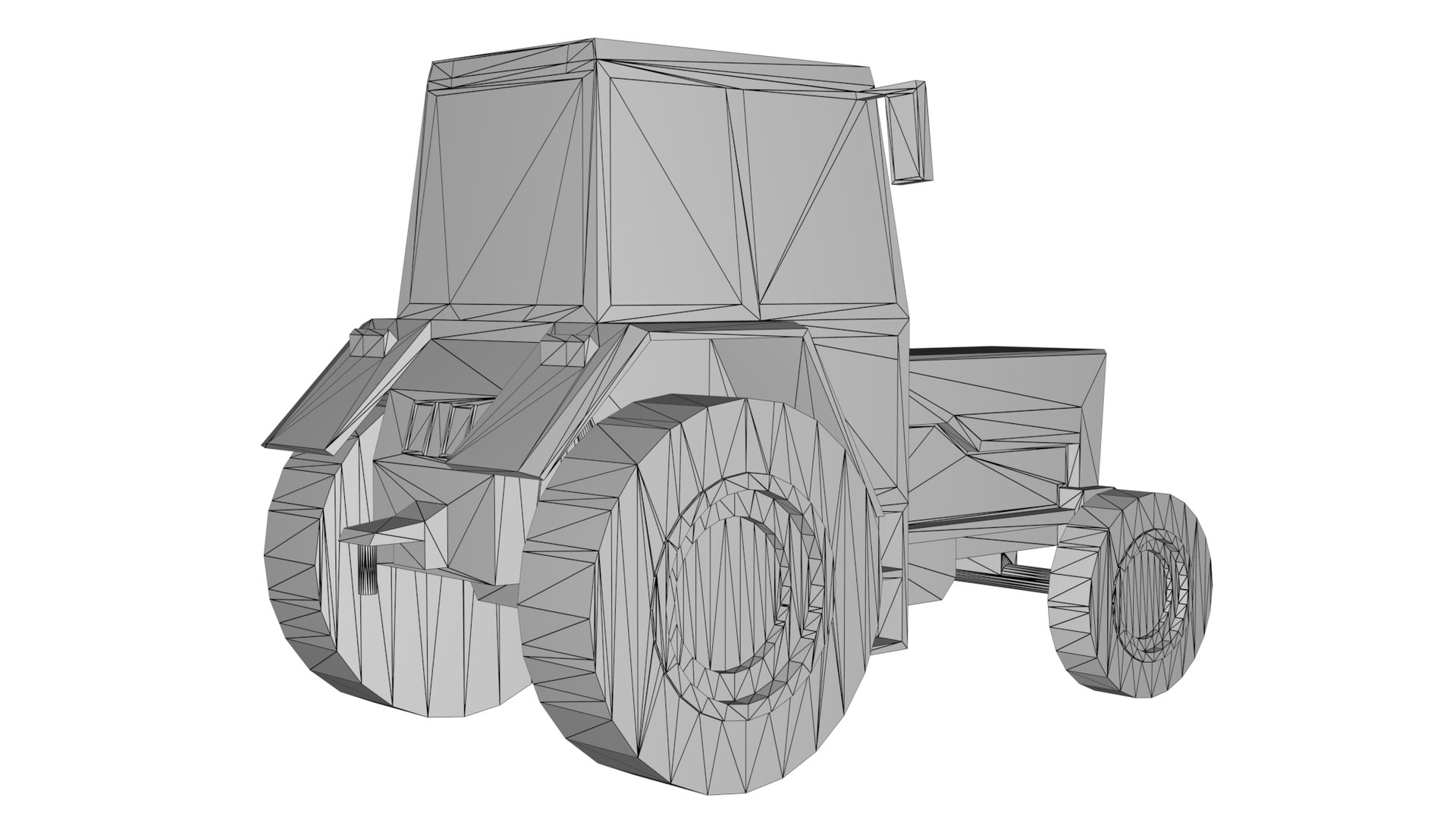 Trator de fazenda dos desenhos animados Modelo 3D $19 - .max .fbx .obj -  Free3D