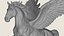 Pegasus Flying Horse - gotowy do druku model 3D