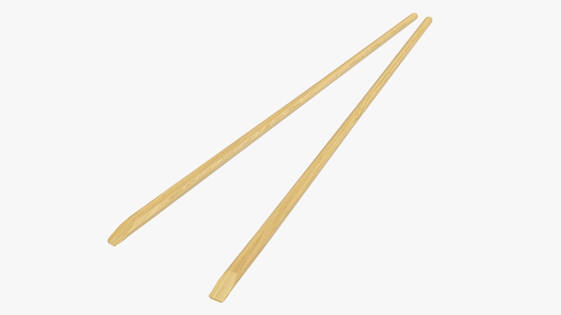 Wooden Stick Chopstick Model - TurboSquid 1571262