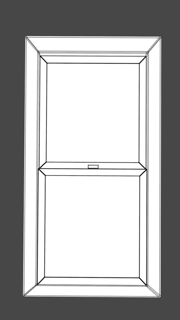 Double Hung Window 3D Model - TurboSquid 1510817