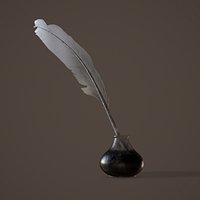 Quill and Inkpot