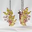 Boucles d'Oreilles Saphir Marquises Or