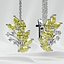 Boucles d'Oreilles Saphir Marquises Or