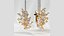 Boucles d'Oreilles Saphir Marquises Or